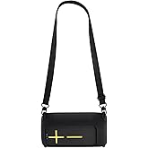 Hzycwgone Silicone Cover Case for Ultimate Ears EVERBOOM Wireless Bluetooth Portable Speaker,for UE EVERBOOM Travel Protective Skin Shell Carrying Bag w/Shoulder Strap(Black Case)