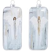 Raz Imports 2023 Winter Frost 5.5" Angel Ornament, Asst of 2