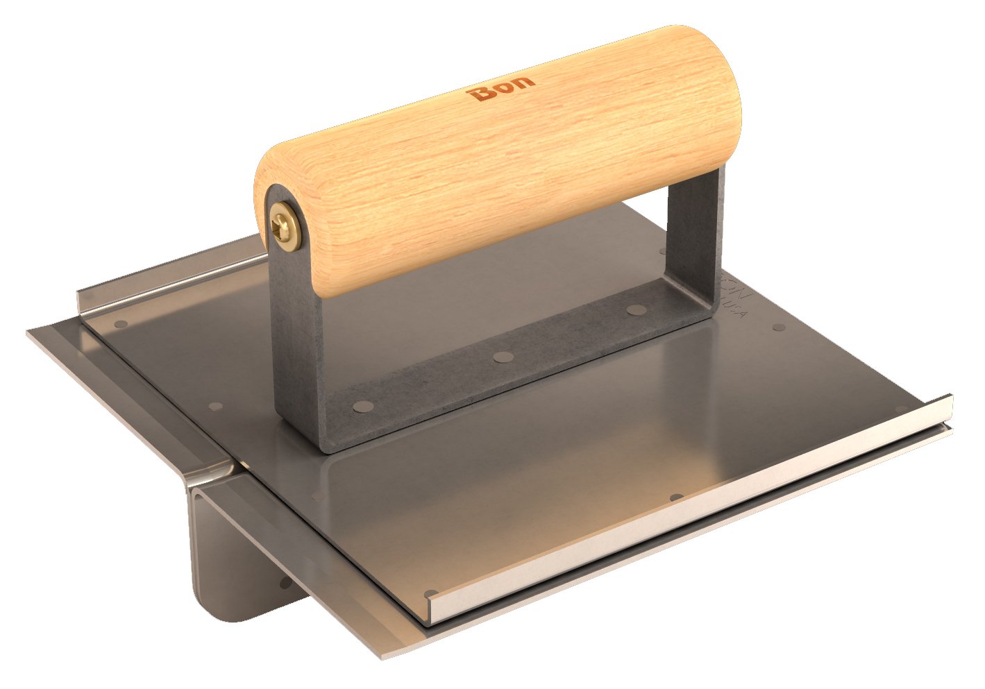Bon 12-593 6 x 6-inch Stainless Steel Deep and Thin Concrete Groover with Wood Handle
