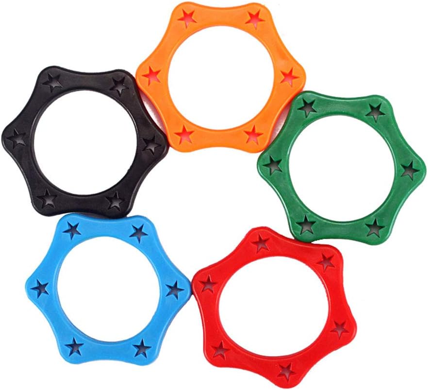 puran Mic Antislip Ring, 5Pcs Microphone Silicone Skidproof Circle KTV