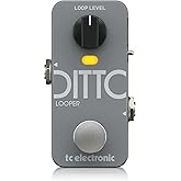 TC Electronic DITTO 2 LOOPER Guitar Looper Pedal for Live Performances