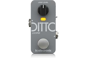 TC Electronic DITTO 2 LOOPER Guitar Looper Pedal for Live Performances