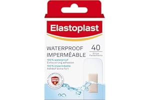 Elastoplast Aqua Protect Waterproof Adhesive Bandages | 40 Strips, Transparent | 100% Waterproof | Extra Strong Adhesion | Id