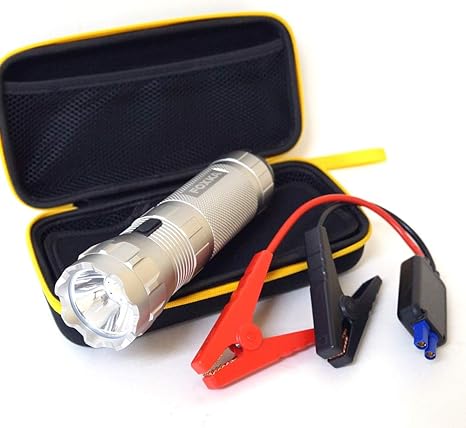 Amazon Co Jp Foxka ジャンプスターター モバイルバッテリー mah 37wh 12v ガソリン車4 0l ディーゼル車2 0l スマートケーブル Xaa376 車 バイク