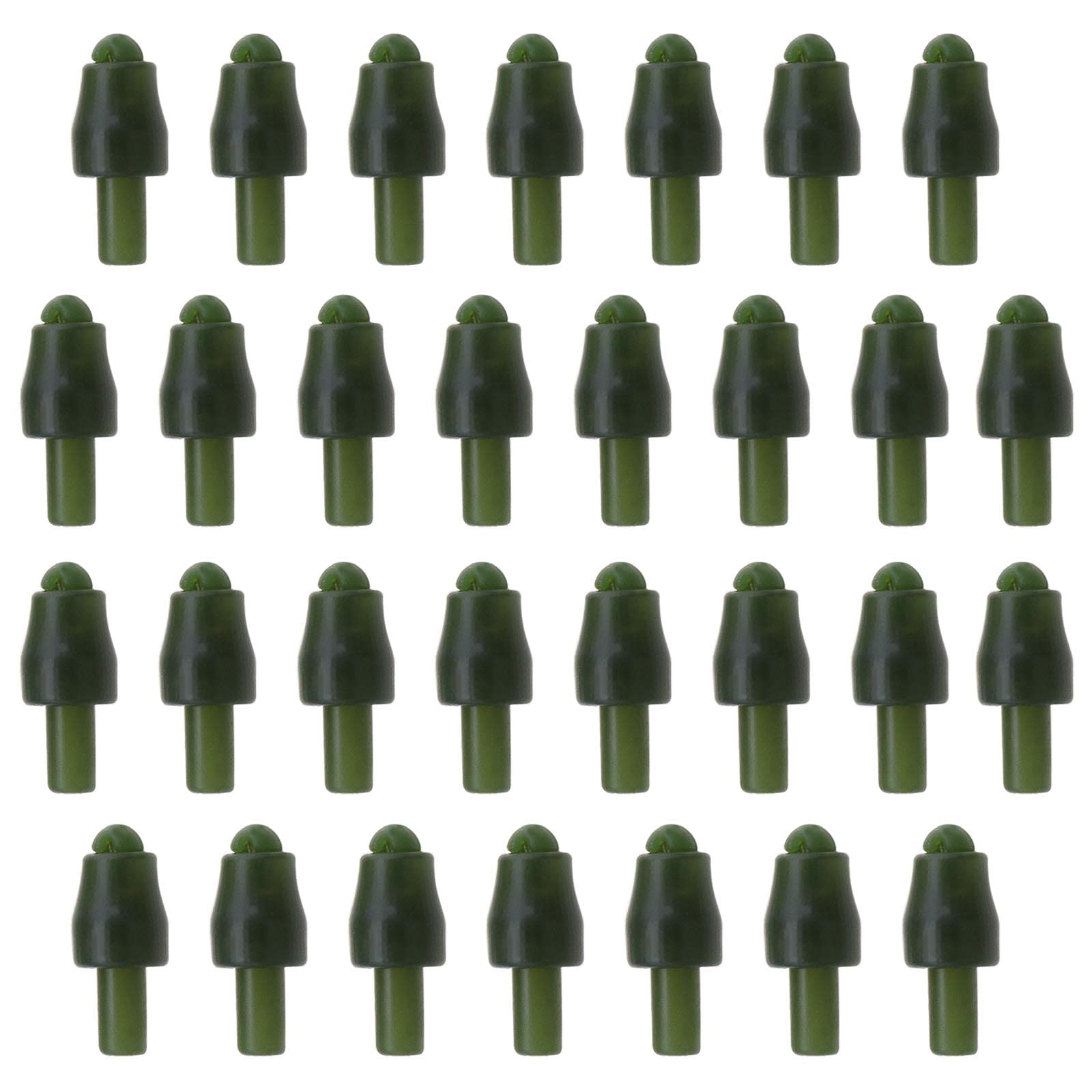 Create idea 30Pcs Quick Change Connector Replacement Method Feeder Connectors Quick Change Beads Fishing Accessories for Stillwater River Green
