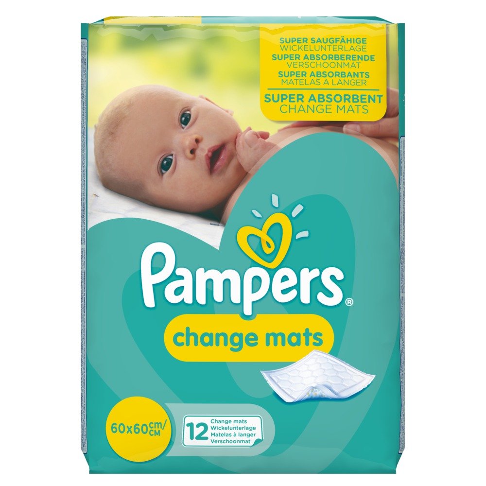 Pampers Care Mats 5 X 12 Packs 60 Care Mats