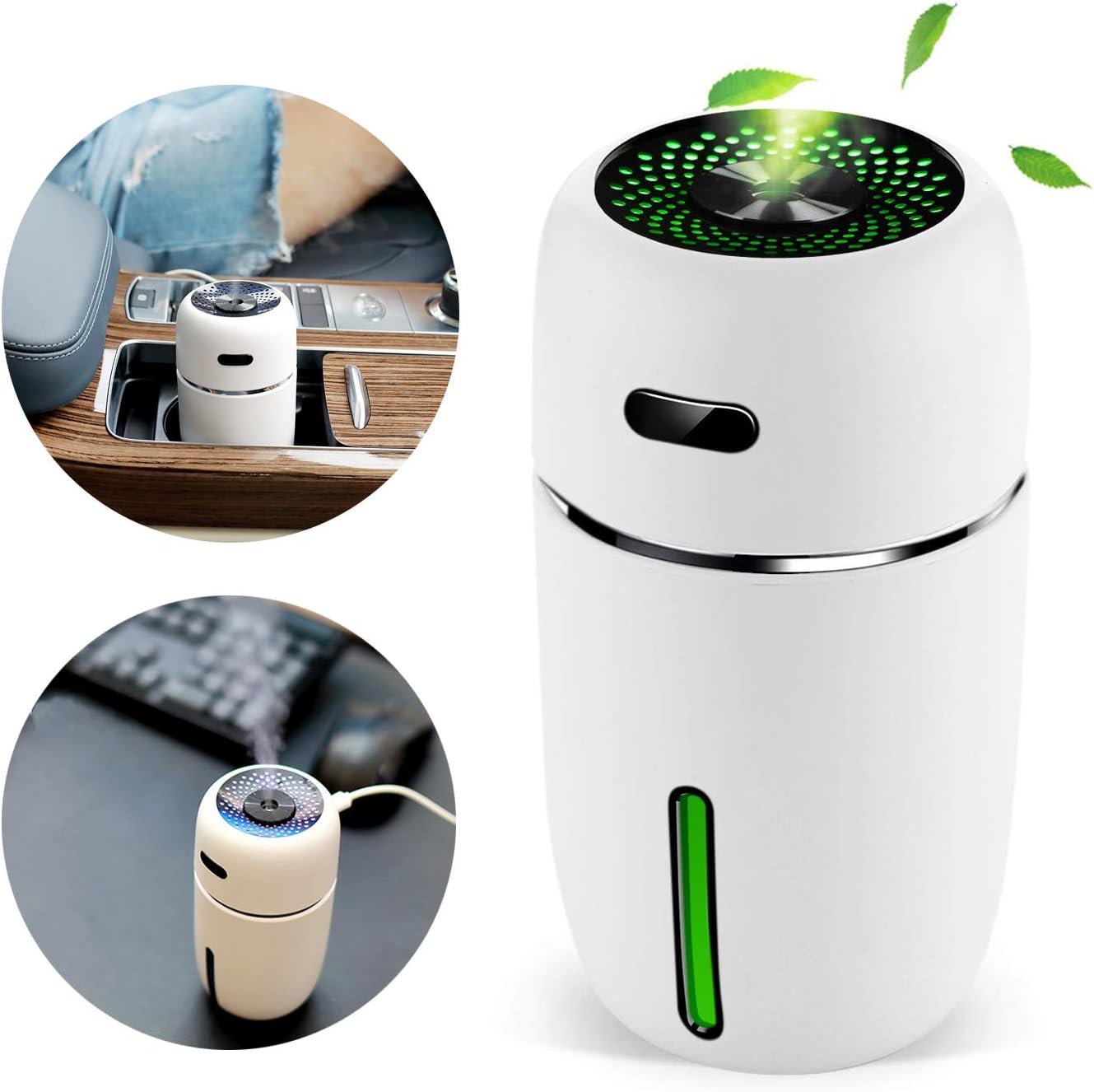 Nebelr Humidifier and Air Purifier - i1 - Ultrasonic Cool Mist with LED Lights - Designed in Japan - 200ml