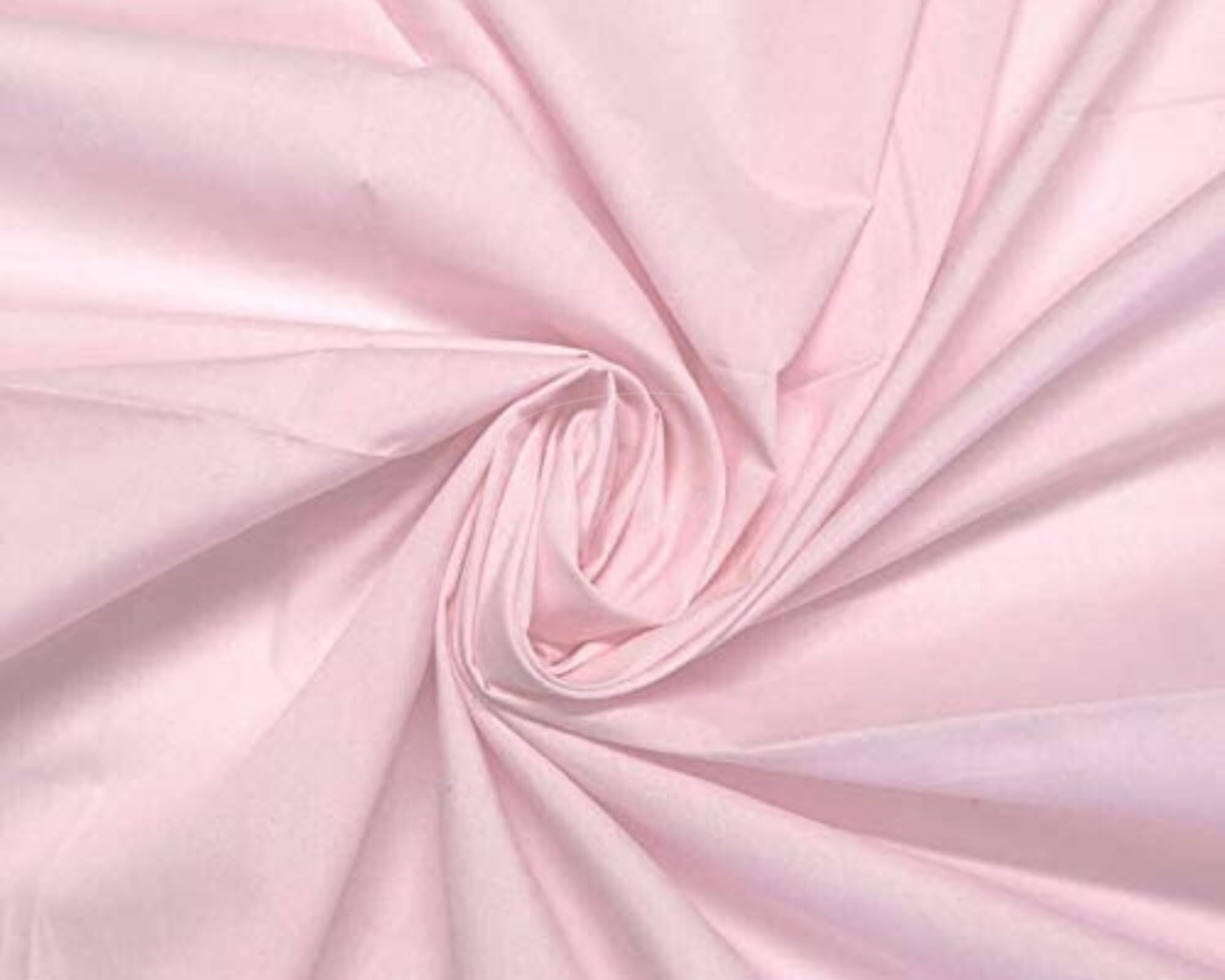 Plain Pink Polycotton Fabric for Dressmaking, Art & Craft, Sewing, Quilting | 45'' - 115 cm Wide| Precut Length 5m — image 1