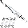 SafBbcue Glow Plug for Weber SmokeFire EX4/EX6/EPX6 Wood Pellet Grills with 4pcs 250V Grill Fuses for Weber Wood Pellet Grills,Replacement Glow Plug for Weber 7009,an Element to Ignite Wood Pellets