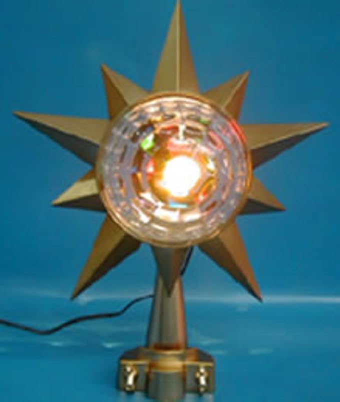 Kurt Adler 10" Lighted Nostalgic Rotating Color Changing