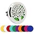 OOTSR Diffuseur D'Huiles Essentielles Pour Voiture - Clip Aromathérapie Médaillon Avec 10 Tampons Feutre Couleurs Aléatoires - Parfumez Vos Trajets !