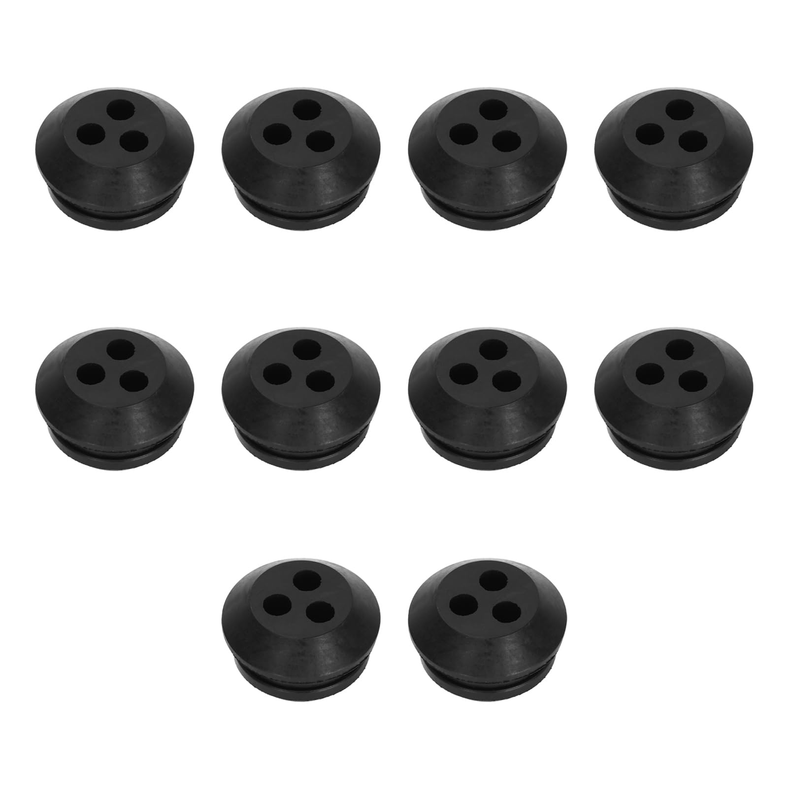 Ruimou 10pcs Lawn Mower 3 Hole Fuel Tank Plug (5mm Hole Diameter) 13211546730 V137000030 Compatible with Echo for Strimmer Trimmers