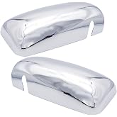 Chrome Door Mirror Covers Pair for 2008-2017 Kenworth T660 | Fits 2008-2017 T660 &amp; 2008-2015 T800 T370 T440 T470, Pre-2007 T600, Snap-On Install, Left &amp; Right Pair