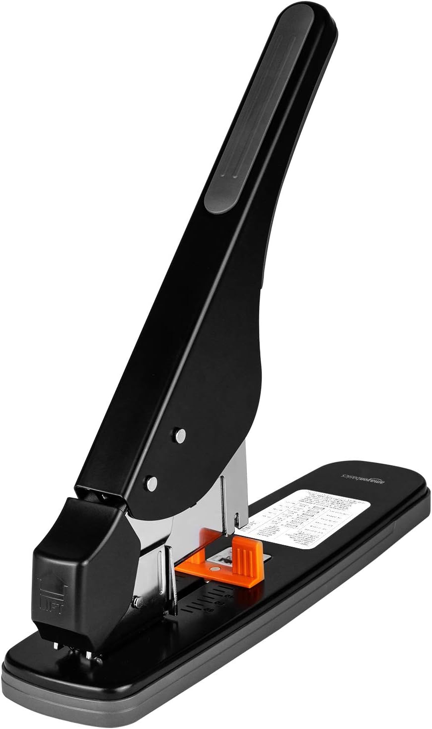 Amazon Basics Effortless Heavy-Duty Stapler, 210 Sheets, Black - Image 3
