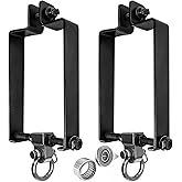 Dakzhou 2 Heavy Duty Swing Hangers with Sets Snap Hooks, Swing Set Accessories for Wooden Sets Hardware Swing Set Attachments Porch Playground Indoor Outdoor