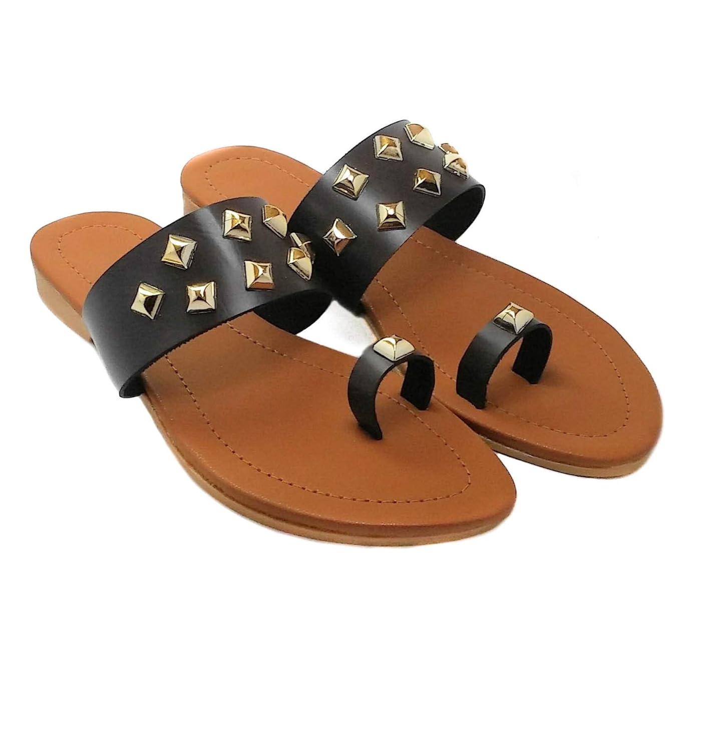 grienyrus womens stylish outdoor black sandal