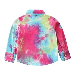 IMEKIS Toddler Baby Hippie Denim Jackets Button