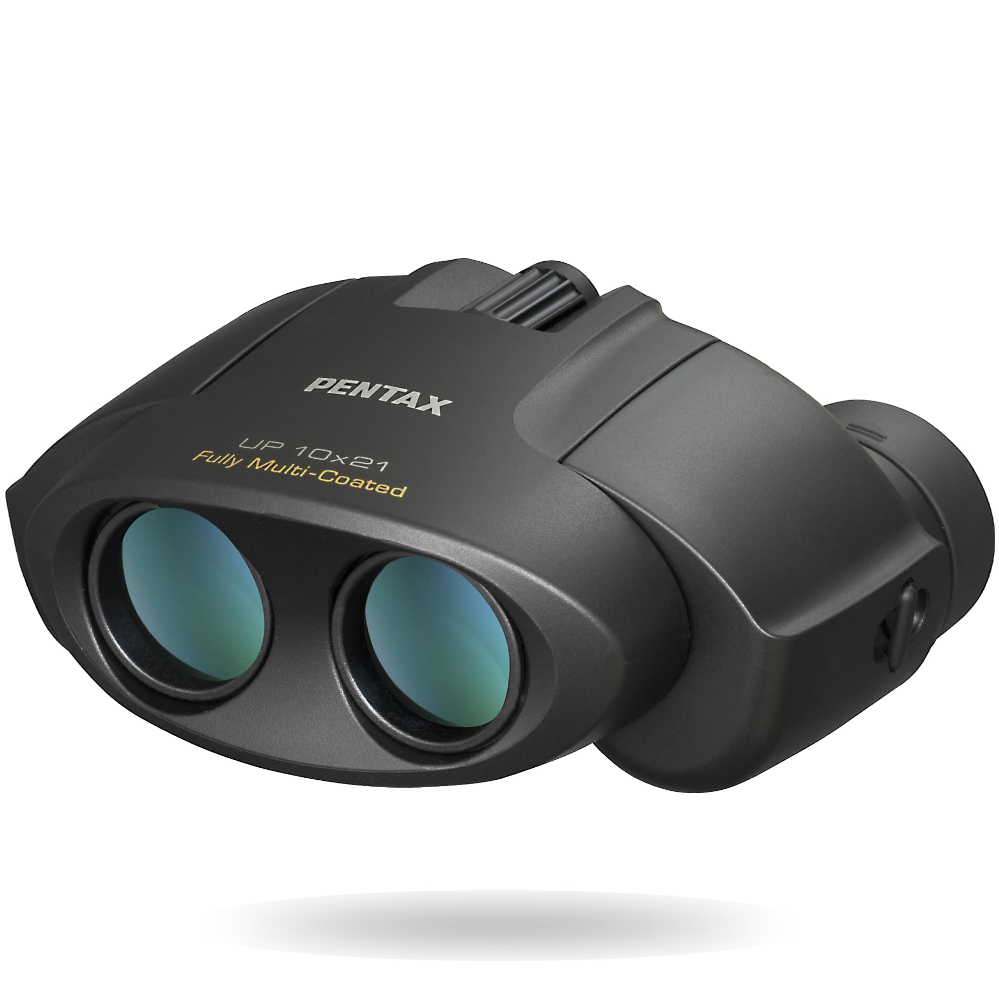 PENTAX UP 10x21 Binoculars 10x Magnification for Detailed Viewing [High-Grade Bak4 Prisms] [Glasses-Friendly Design with Slide-Type Eyecups] [Lightweight and Compact] [25-Year Manufacturer's Warranty]