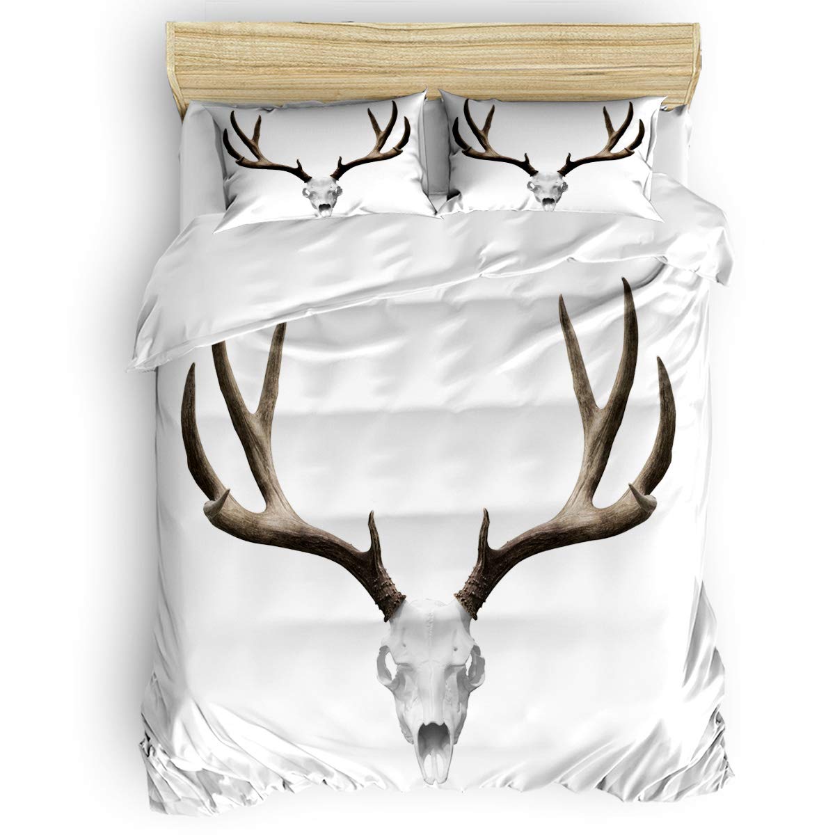 Best Deer Skull Duvet Bedding King