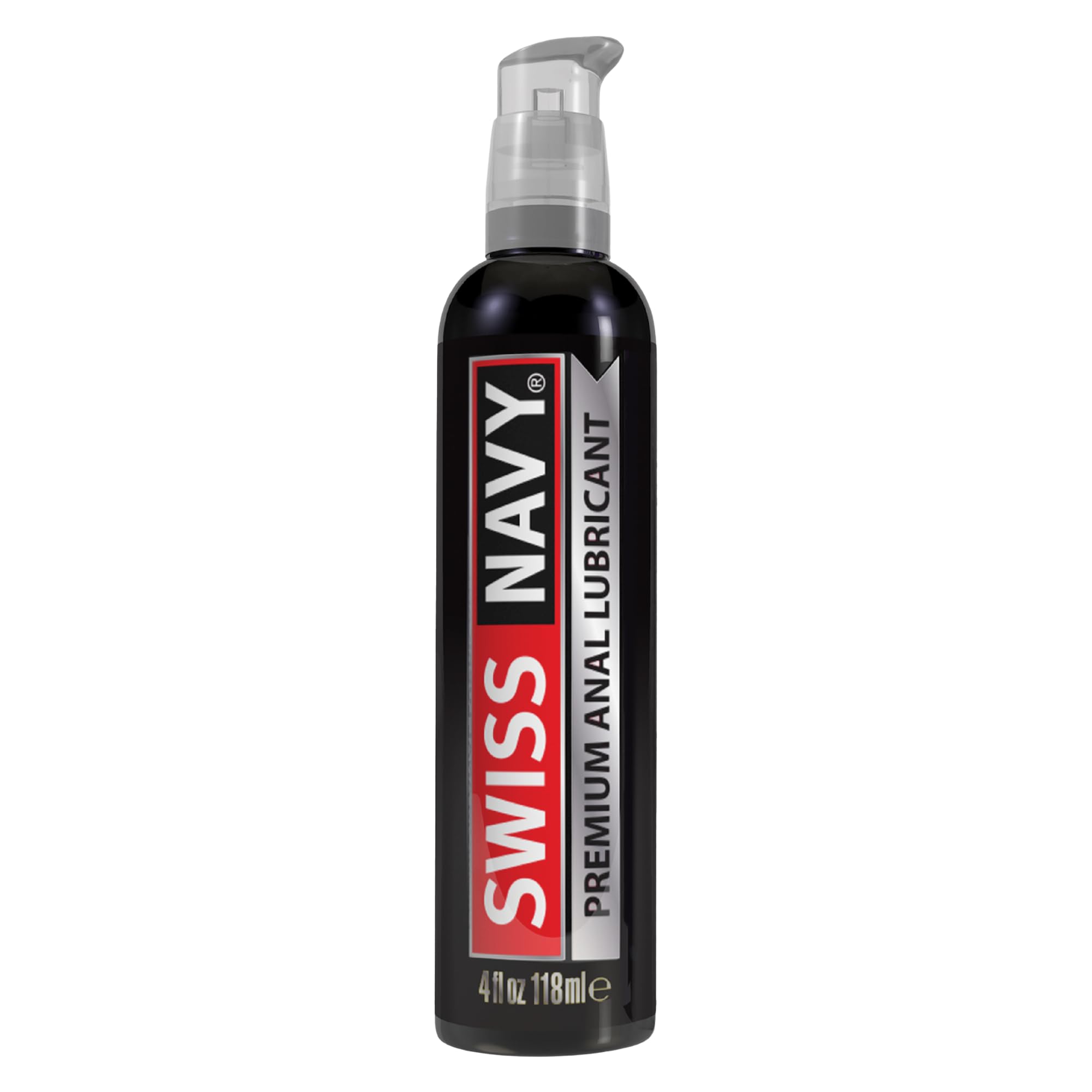 SWISS NAVY - Premium Silicone-Based Anal Lubricant - Long-Lasting Silky-Smooth Formula - Quality Ingredients for Amazing Results - 118ml