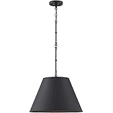 Savoy House 7-132-1-89 Alden Traditional Metal Bell Pendant, 1-Light 60 Watt, 9" H x 12" W, Matte Black