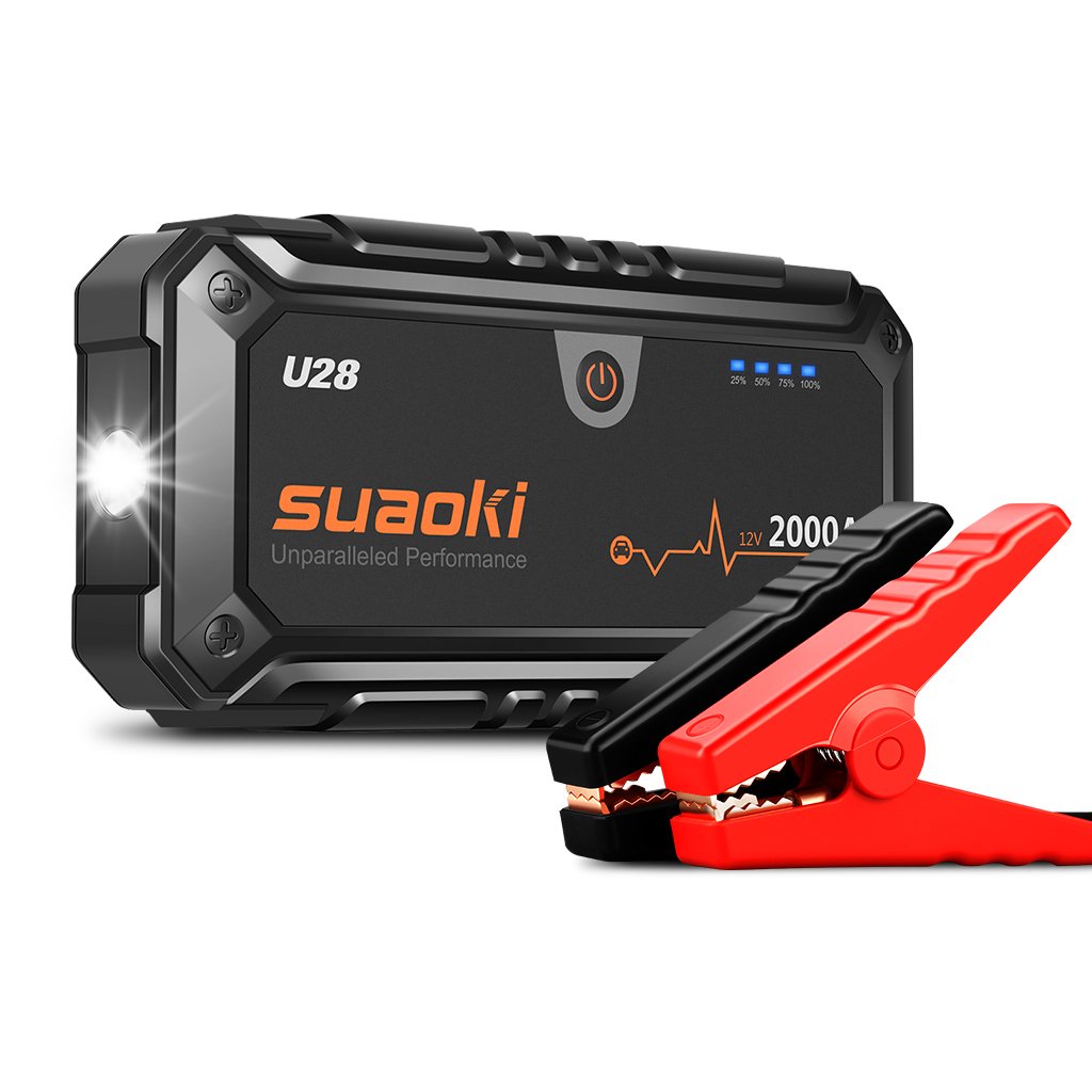 Suaoki U Arrancador de Coche A Jump Starter para Emergencias Linterna LED