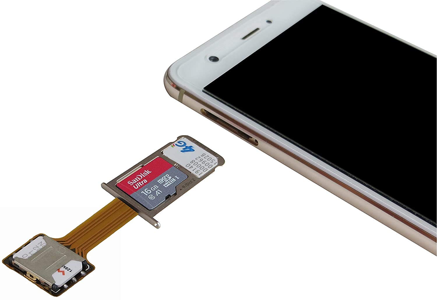 4 Pack Dual SIM Card Micro SD Adapter for Android Extender 2 Nano SIM Micro SIM MINI SIM Adapter for XIAOMI REDMI NOTE 3 4 3s PRO Max and Samsung Huawei Smart Phones (nano sim)