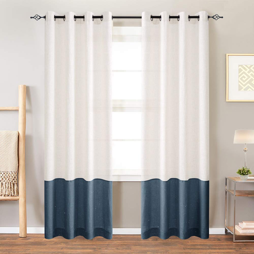 Best indigo curtains for living room