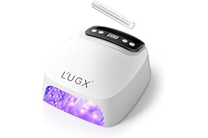 L'UGX 2 in 1 UV LED Nail Lamp, Rechargeable UV Light for Gel Nails, Coredless Nail Dryer with Handheld Gel Light for Nail Polish, Perfect for Home Salon Manicure