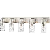 Z-Lite 3035-5V-BN Fontaine Vanity, 5-Light 500 Total Watts, Brushed Nickel