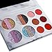 DE'LANCI Eyeshadows Palette Makeup,4 Creamy Mixed Glitter and 6 Matte Shades Insanely Pigmented Cosmetic Eye Shadows Set for Party and Daily Use