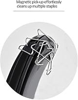 Early Buy 6 Pack Magnetic Staple Remover Rubberized School Office Home Black view 5
