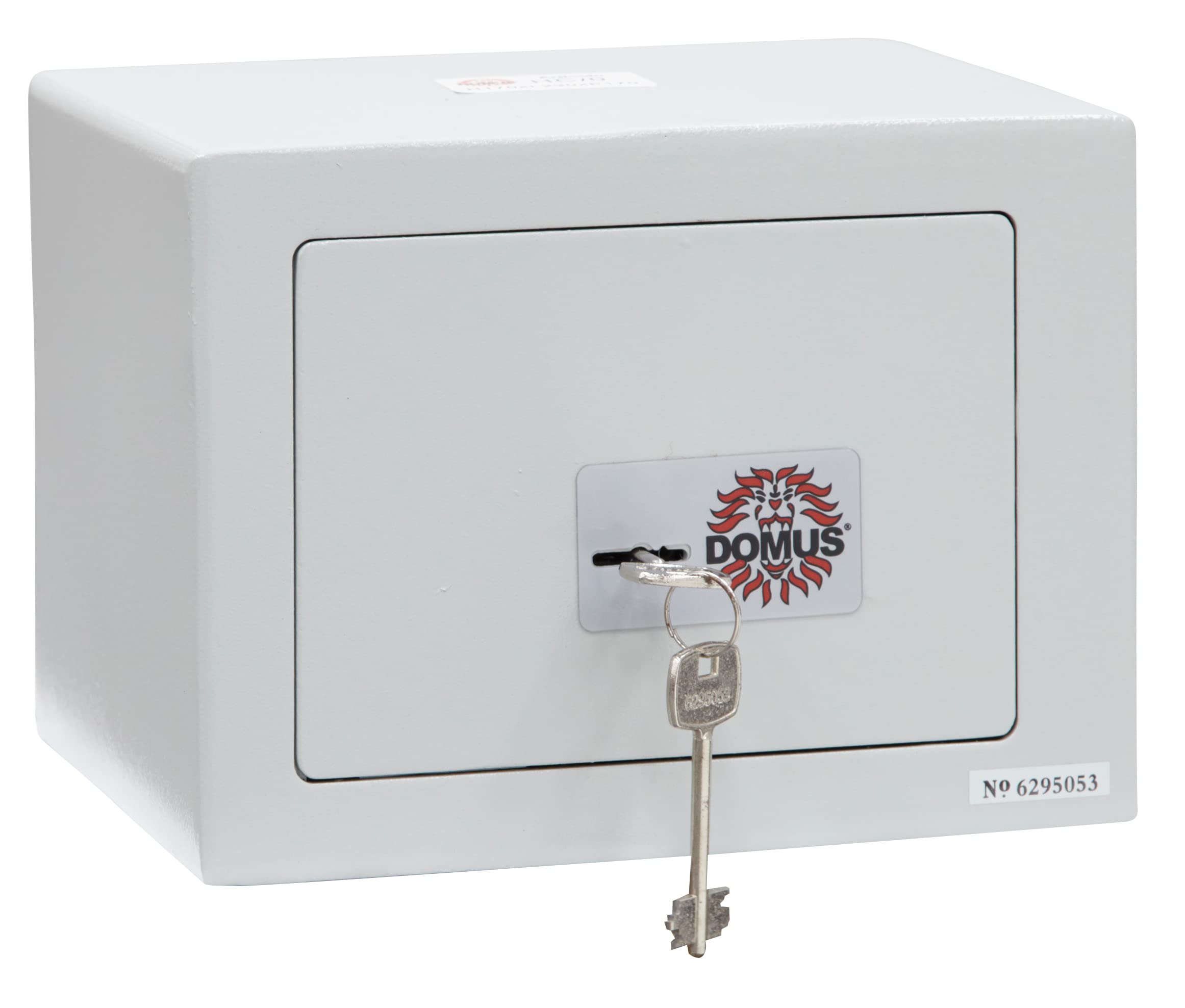 Domus HC/0 Mobile Safe with Lock, Light Grey