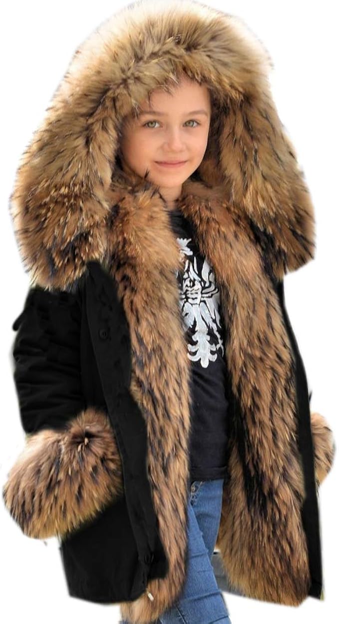 Kids coats with fur Clearance