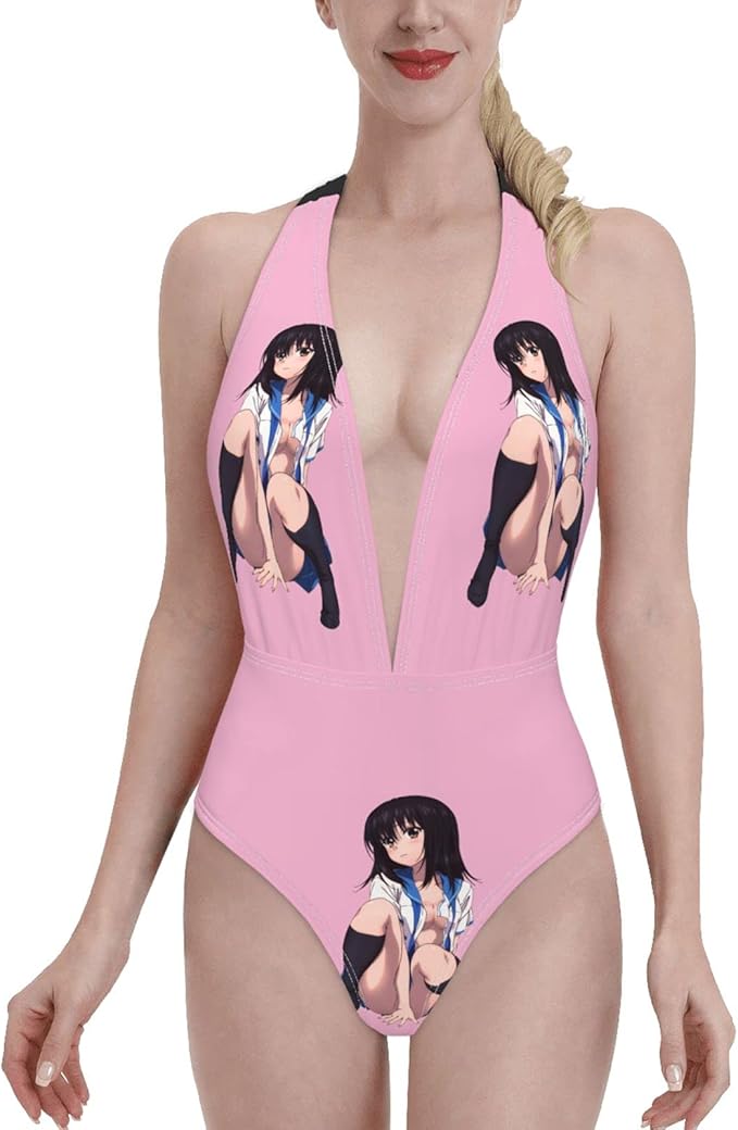 Amazon Co Jp 姫柊雪菜ひめらぎ ゆきな 1 夏 人気 水着 ディープvネックワンピース水着 肌触り良い水着 パーティー水着 ビーチウエア 吸汗速乾 レディース水着 温泉 海水浴 水ファッション 泳 曲線を強調表示する バックレス レディース水着 服 ファッション小物
