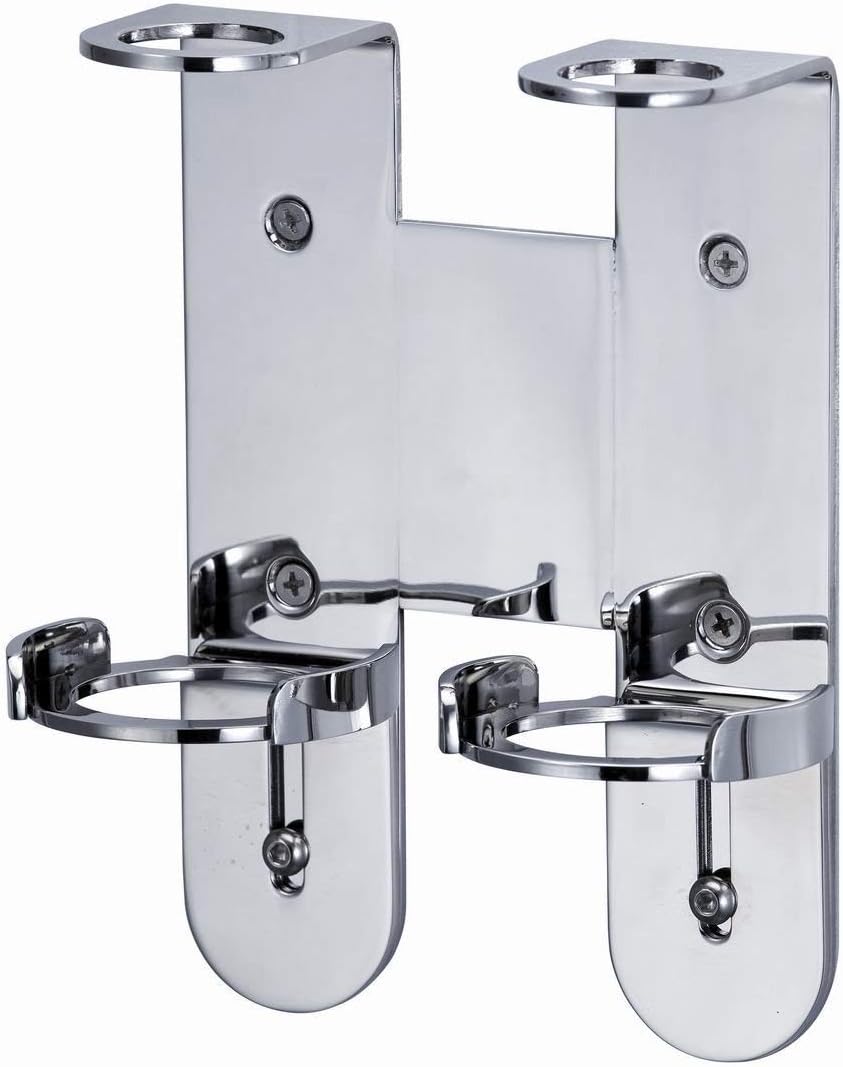 VINN DUNN Hand Wash Holder, Stainless Steel Bathroom Single Wall Shelving Brackets,For 300ml Bath And Shower, Body Wash, Hand Lotion Bottle Chrome