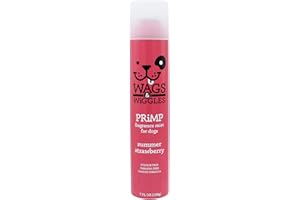 Wags & Wiggles Fragrance Mist for Dogs | Dog Grooming Waterless Spray | Summer Strawberry, 7 oz | Easy and Convenient Way To Freshen Your Pet Without A Bath
