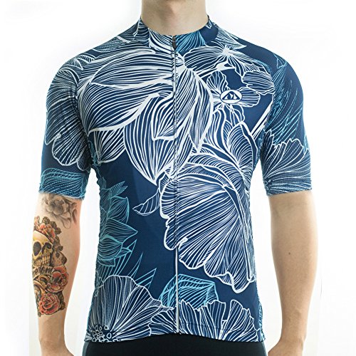 Racmmer Mens Breathable Short Sleeve Cycling Jersey Bike Shirt Cycling Clothing