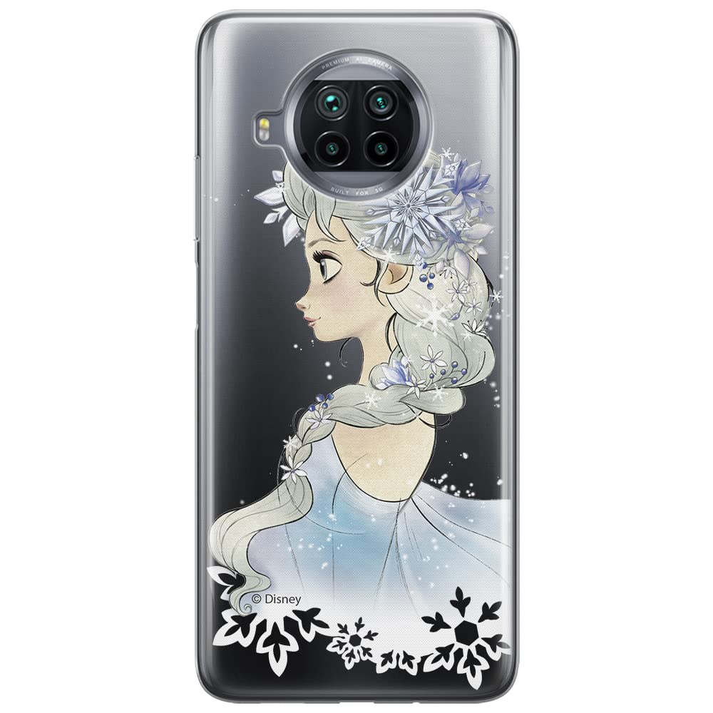 ERT GROUP mobile phone case for Xiaomi MI 10T LITE/REDMI NOTE 9 PRO 5G original and officially Licensed Disney pattern Elsa 010 adapted to the shape of the mobile phone, partially transparent — image 1