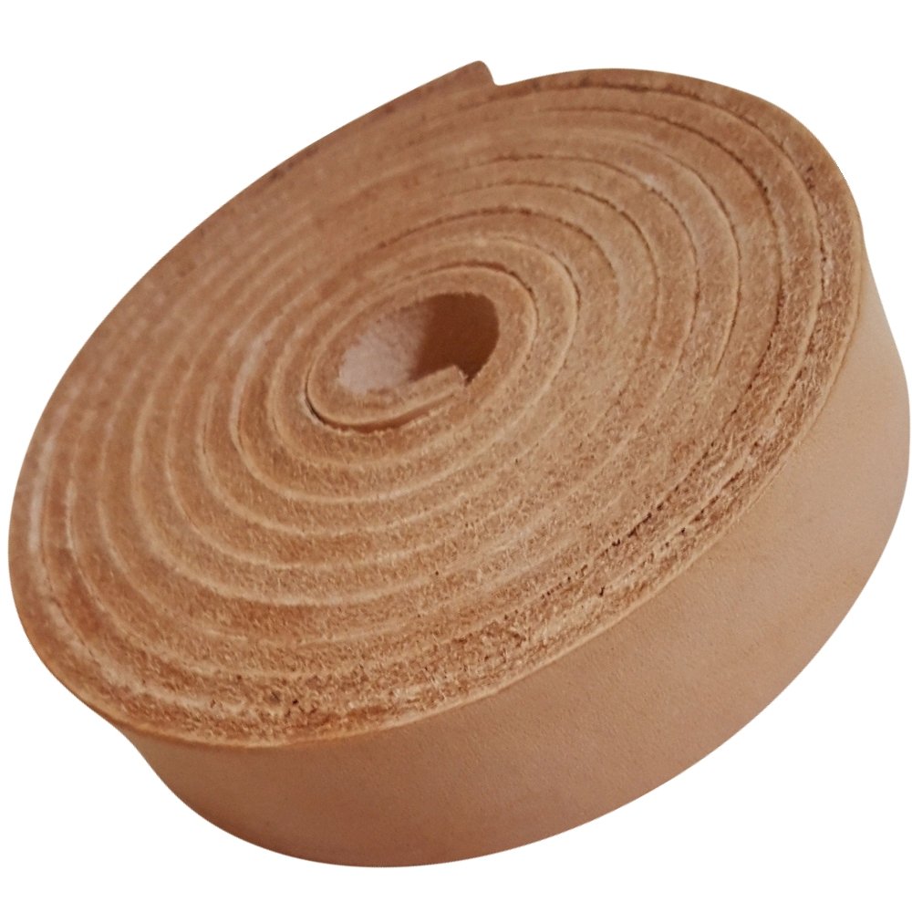 TOFL Leather Strap 1 Inch Wide (1 Inch Wide 8-9 oz, Natural)