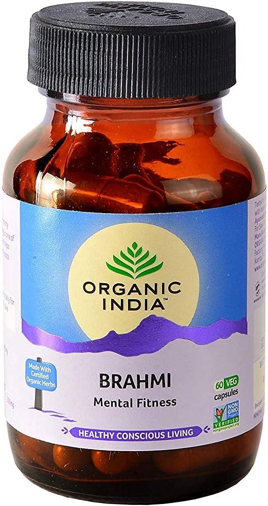 Organic India Brahmi, 60 Veg Capsules