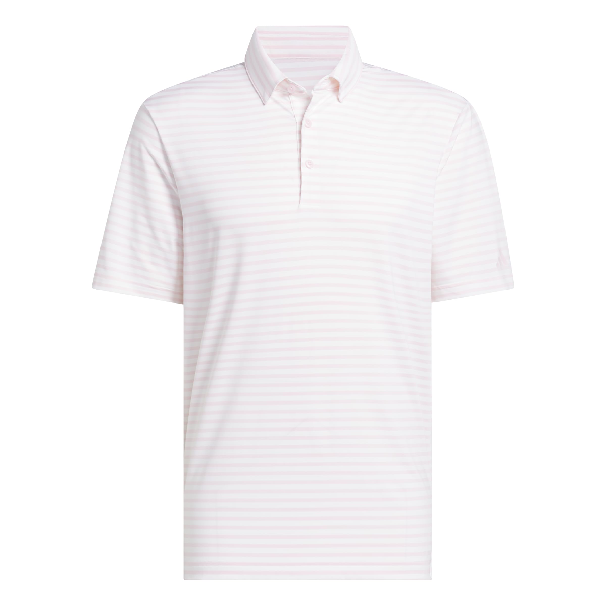 Adidas Men’s Ultimate365 Stripe Polo Shirt, Clear Pink/White, X-Large