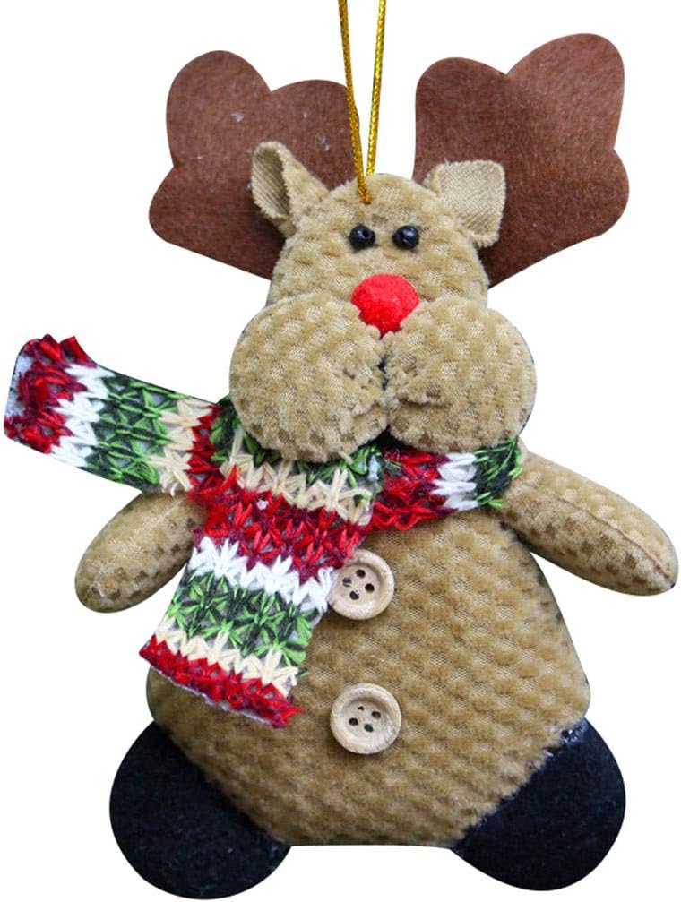 Which Is The Best Christmas Tree Hanging Bear Santa Claus Snowman Ball Decor Xmas Home Ornament