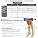 Truform 20-30 mmHg Compression Stockings for Men and Women, Knee High Length, Closed Toe, Beige, Small
