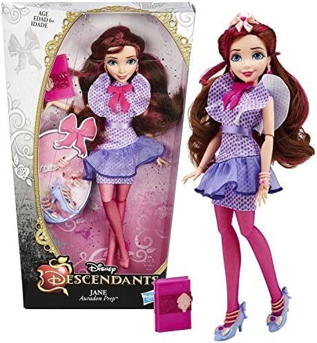Hasbro Year 2014 Disney Descendants Series 12 Inch Doll - Auradon Prep Daughter of Fairy Godmother JANE with Earrings, Bracelet, Hairband and Locket