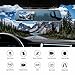 Mirror Dash Cam, DuDuBell 4.3” Touch Screen Car Dash Cam 1080P 290° Wide Angle Mirror DVR, Dual Dashboard Recorder with 6G HDR Night Vision Front Cam and IP 68 Waterproof LED Rear Backup Cam