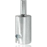TST-129 Zinc Plated RV Jack Drill Adapter for Scissor Jacks 3/8" 1/2" Drill | Fits RTP Tripod and Quad Sockets, Raises and Lowers Jacks Easily, Anti Slip Handle Reduces Fatigue, Galvanized Finish