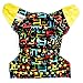 EcoAble Baby Charcoal Bamboo All-In-One AIO Cloth Diaper w/ Pocket, Size 10-30Lb (Pi)