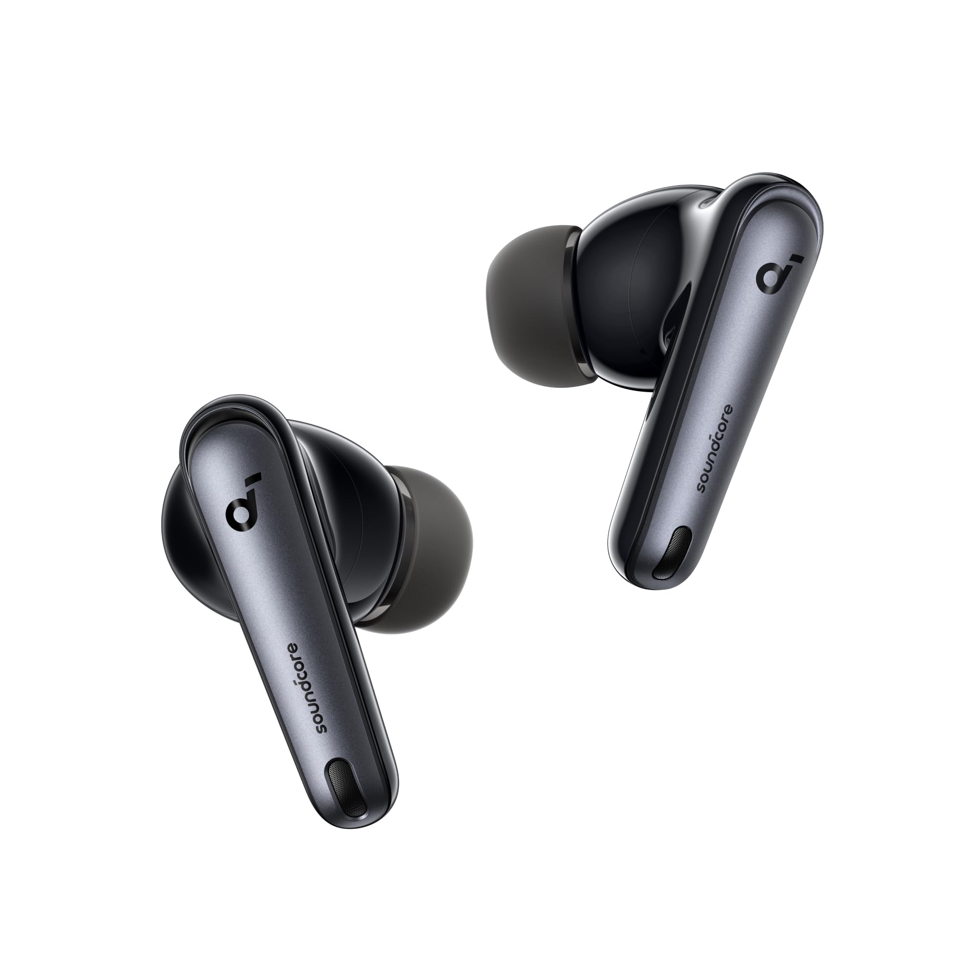 Soundcore by Anker Liberty 4 NC Wireless Earbuds, 98.5% Noise Reduction, Adaptive Noise Cancelling to Ears and Environment, Hi-Res Sound, 50H Battery, Wireless Charging, Bluetooth 5.3