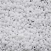 TOHO Opaque Frosted White Round 11/0 Seed Bead